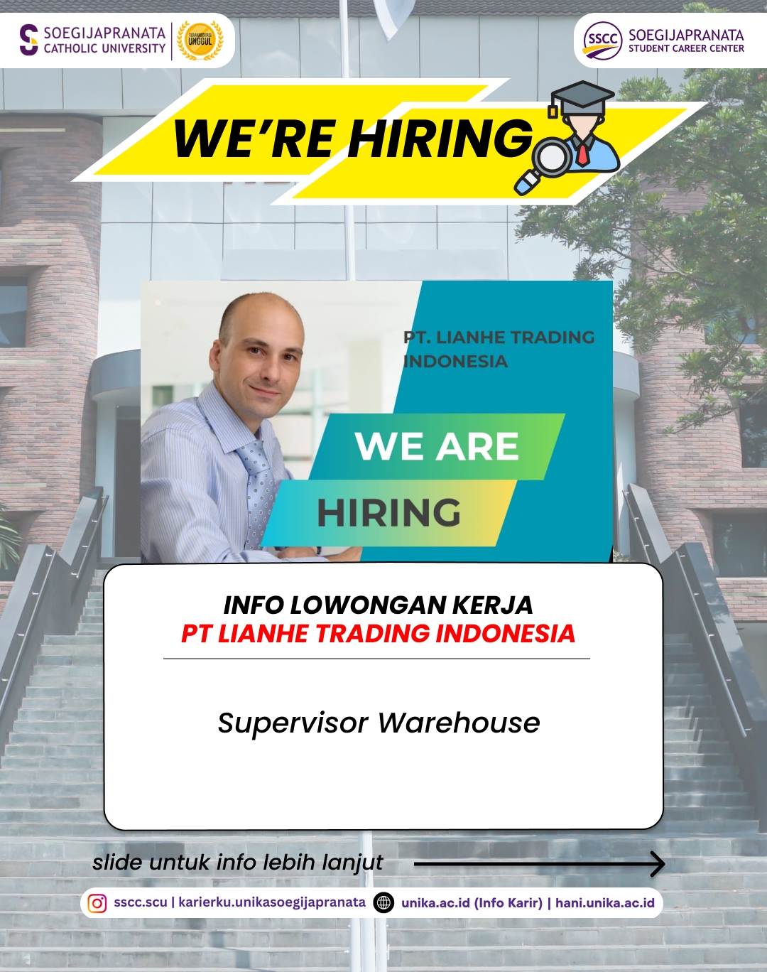 Loker November 2025 – PT Lianhe Trading Indonesia || Job Vacancy