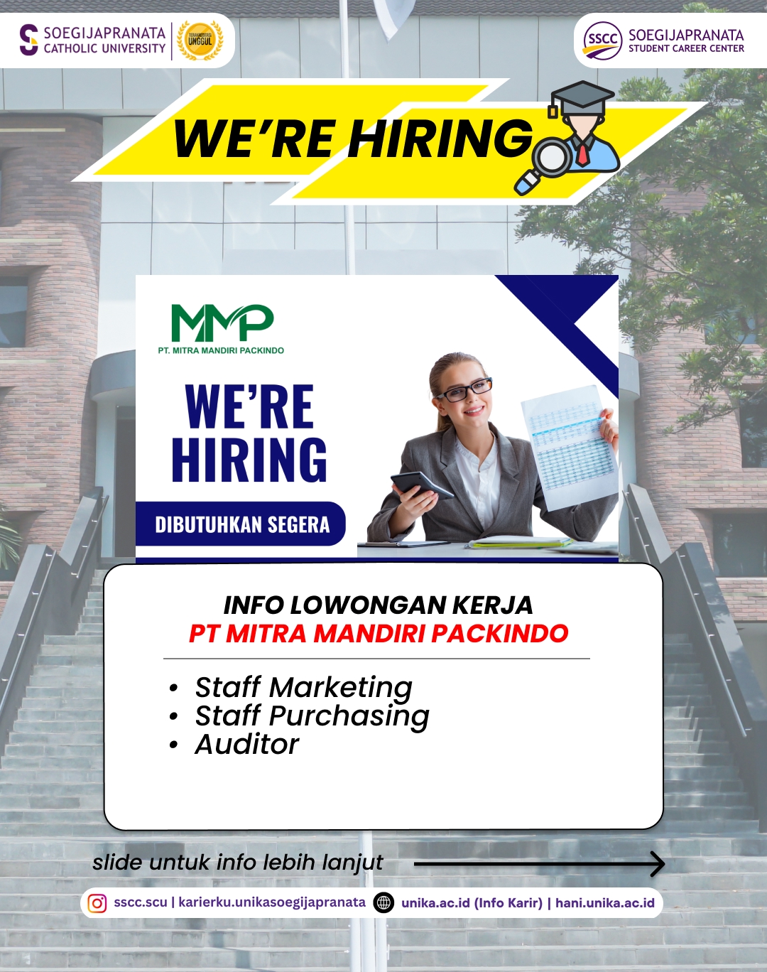 Loker November 2025 – PT Mitra Mandiri Packindo || Job Vacancy