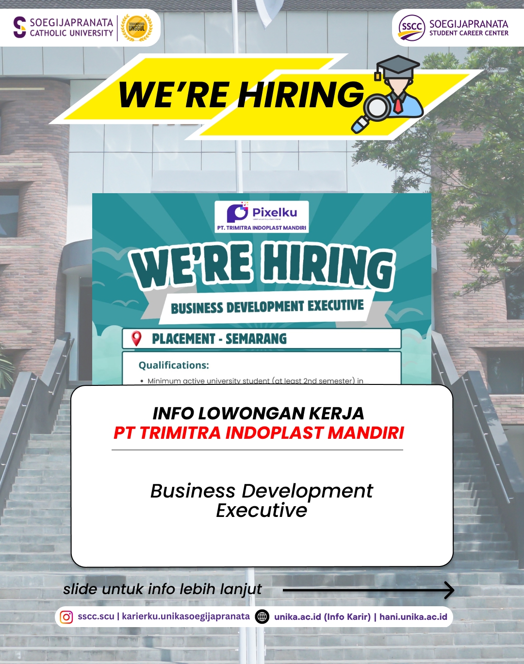 Loker November 2025 – PT Trimitra Indoplast Mandiri || Job Vacancy