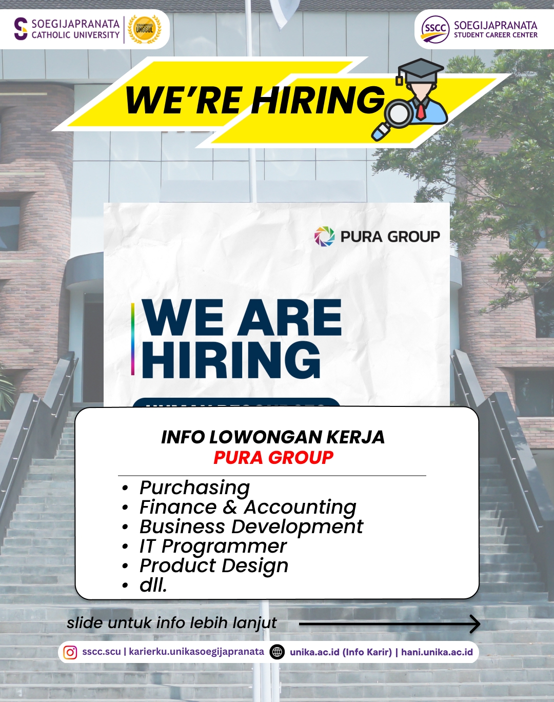 Loker November 2025 – Pura Group || Job Vacancy