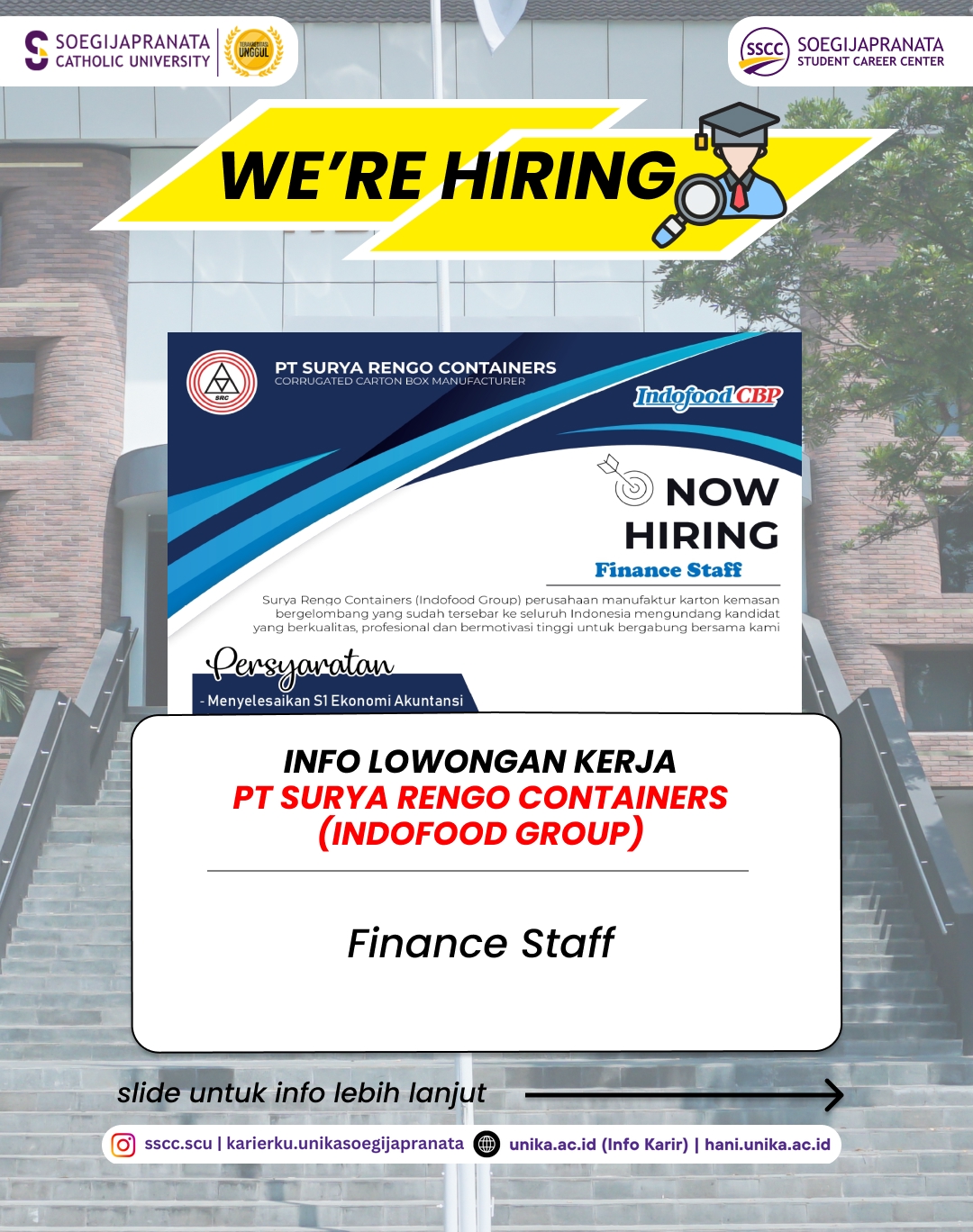 Loker November 2025 – PT Surya Rengo Containers (Indofood Group) || Job Vacancy