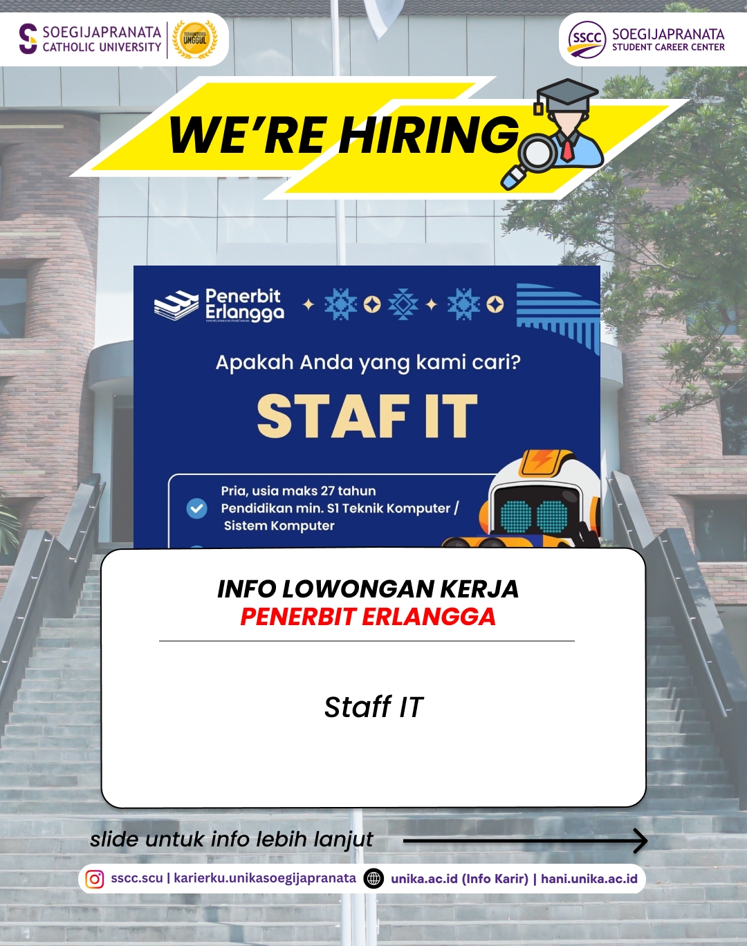 Loker November 2025 – Penerbit Erlangga || Job Vacancy