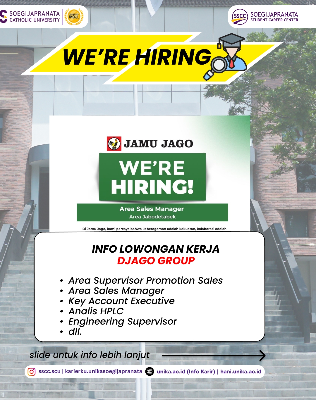 Loker Desember 2025 – PT Industri Djamu dan Pharmasi Tjap Djago (Djago Group) || Job Vacancy
