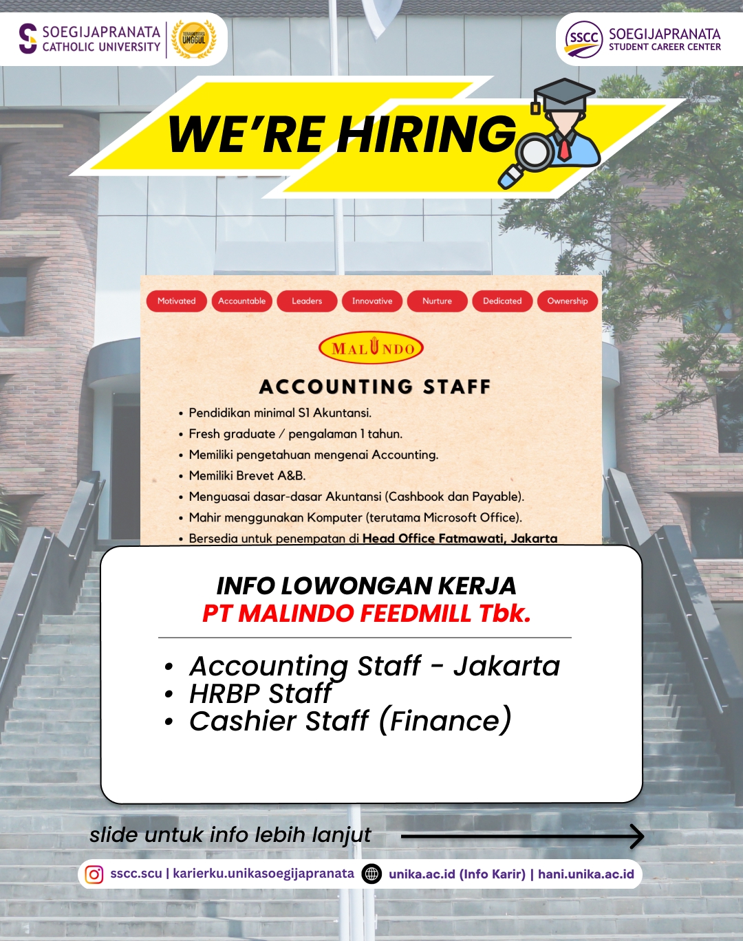 Loker Desember 2025 – PT Malindo Feedmill, Tbk. || Job Vacancy