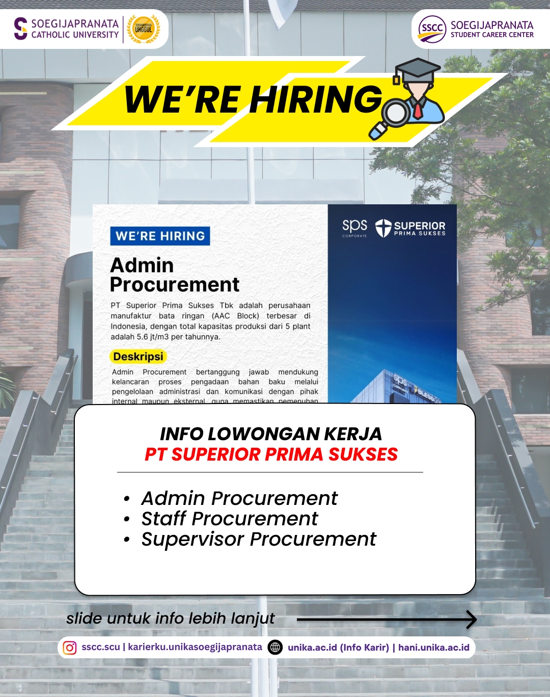 Loker Desember 2025 – PT Superior Prima Sukses || Job Vacancy