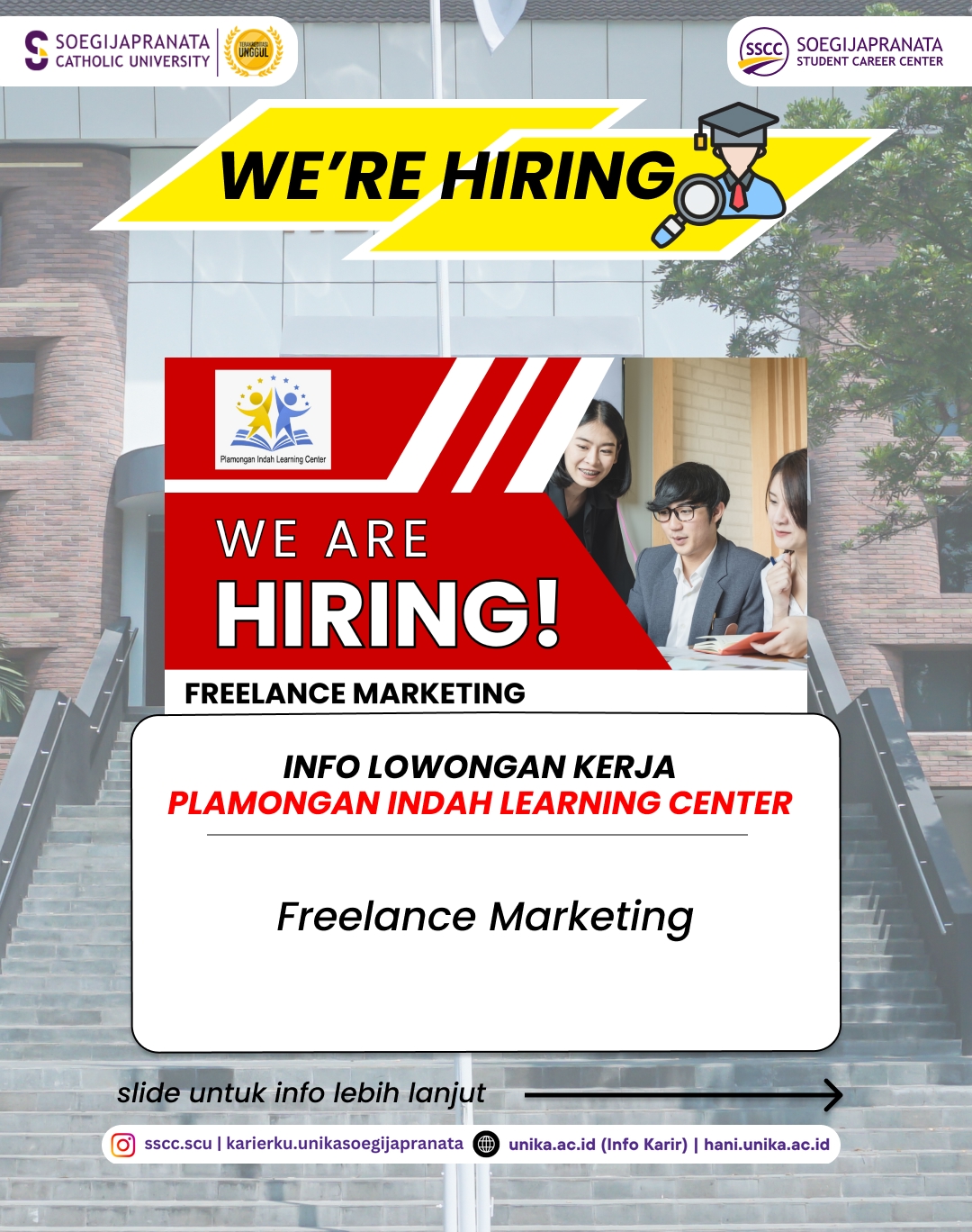 Loker Desember 2025 – Plamongan Indah Learning Center || Job Vacancy