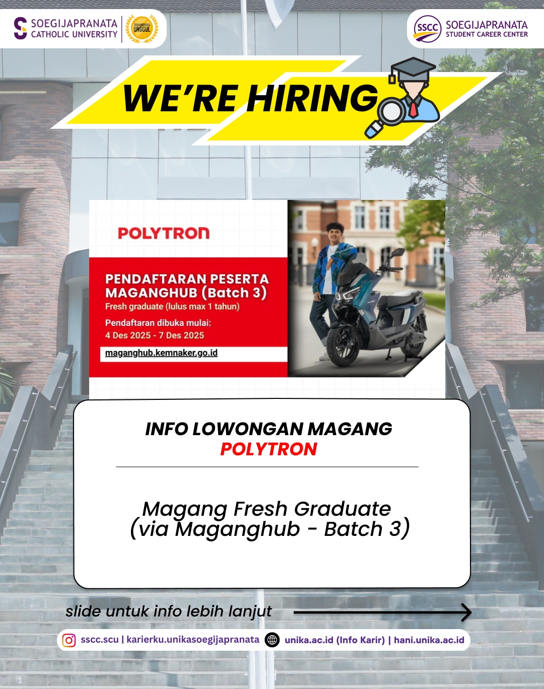 Loker Desember 2025 – Polytron || Job Vacancy