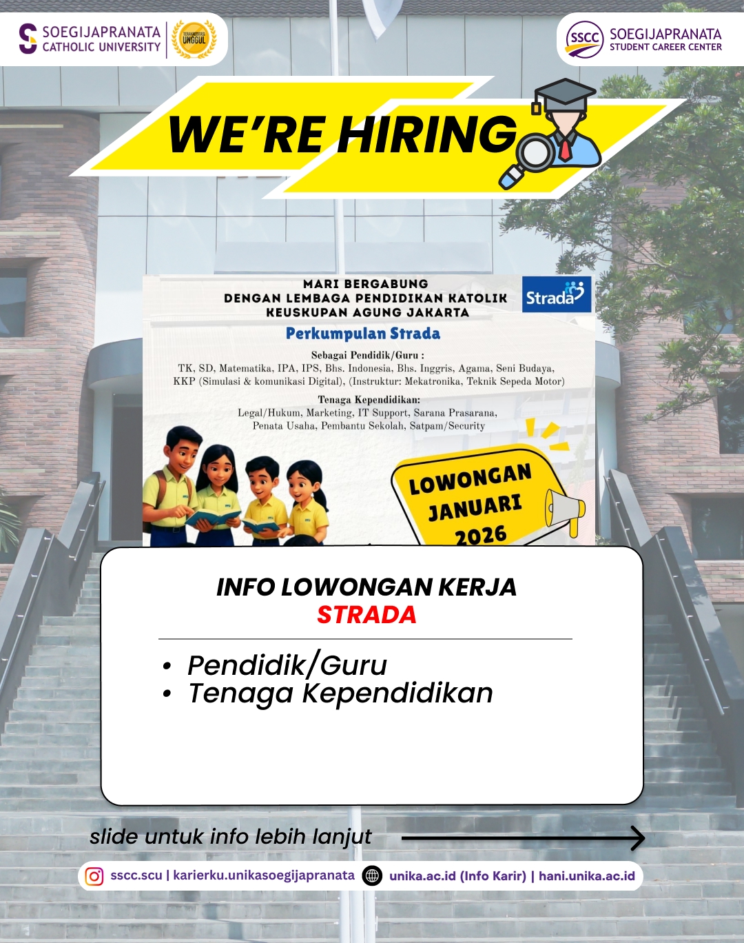 Loker Desember 2025 – Strada || Job Vacancy