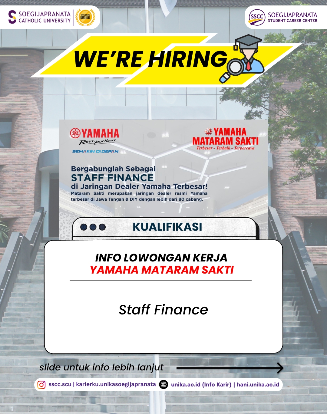 Loker Desember 2025 – Yamaha Mataram Sakti || Job Vacancy