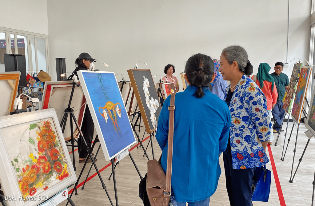 Pameran Lukis Gelaran SCU dan Wopanco Perkuat Identitas Seniman Perempuan Semarang