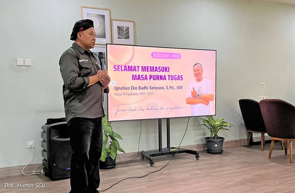 SCU Lepas Purna Tugas Tenaga Pendidikan, Refleksikan Karya selama 28 Tahun Pengabdian