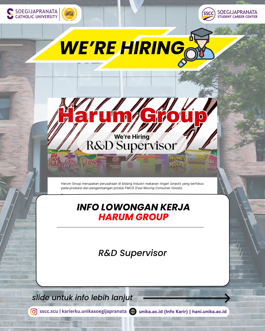 Loker Januari 2026 – Harum Group || Job Vacancy