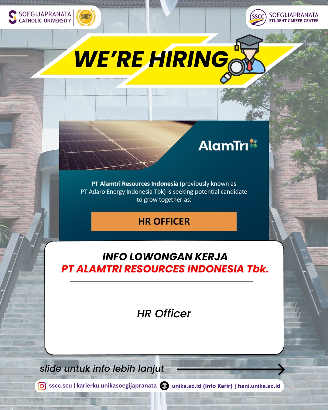 Loker Januari 2026 – PT Alamtri Resources Indonesia Tbk. || Job Vacancy