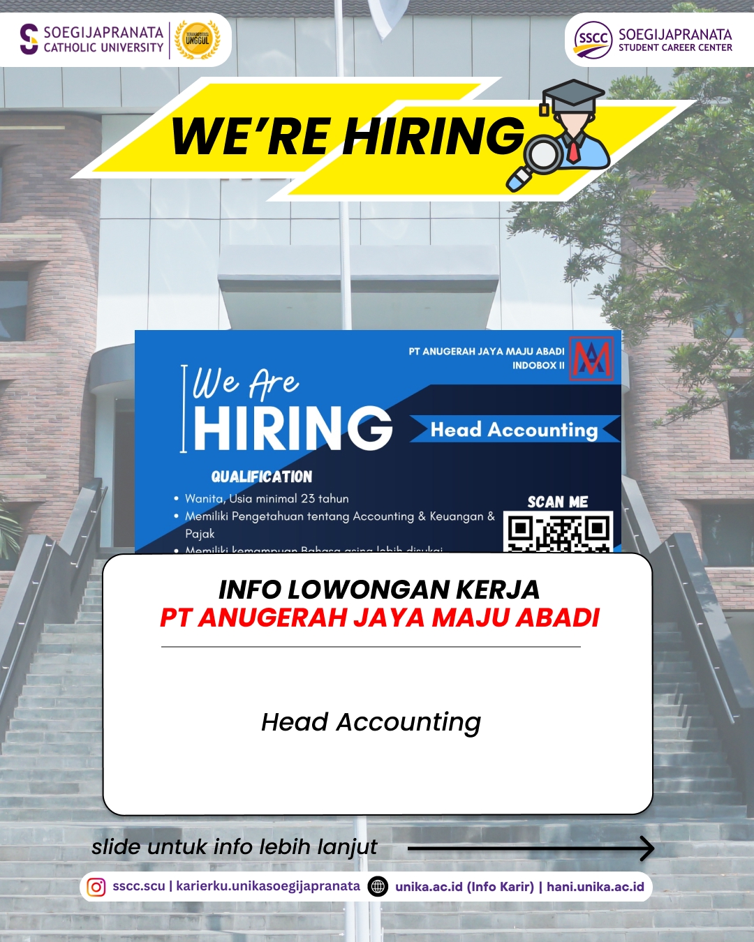 Loker Januari 2026 – PT Anugerah Jaya Maju Abadi || Job Vacancy