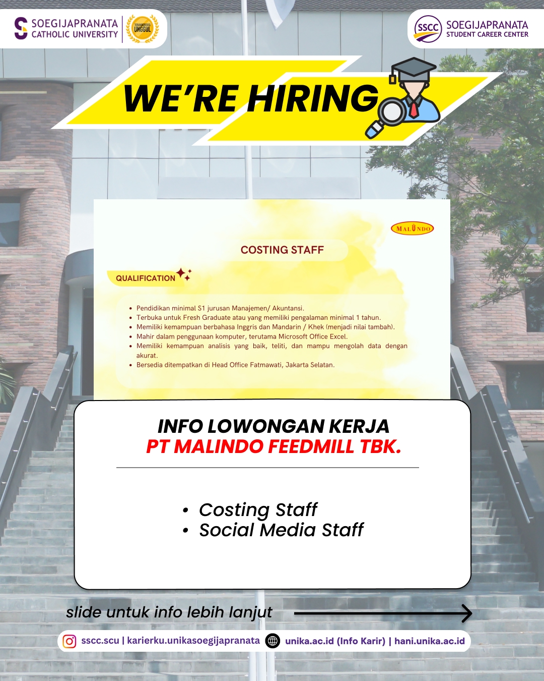 Loker Januari 2026 – PT Malindo Feedmill Tbk. || Job Vacancy