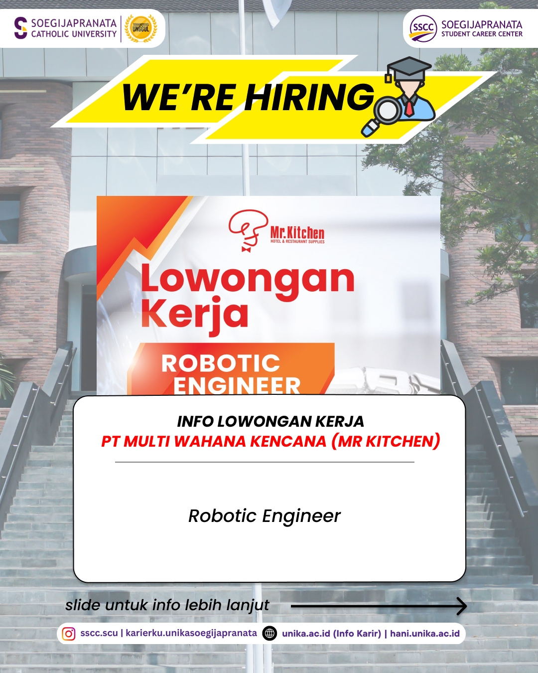 Loker Januari 2026 – PT Multi Wahana Kencana (Mr. Kitchen) || Job Vacancy
