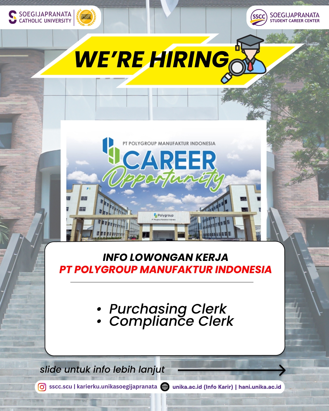 Loker Januari 2026 – PT Polygroup Manufaktur Indonesia || Job Vacancy