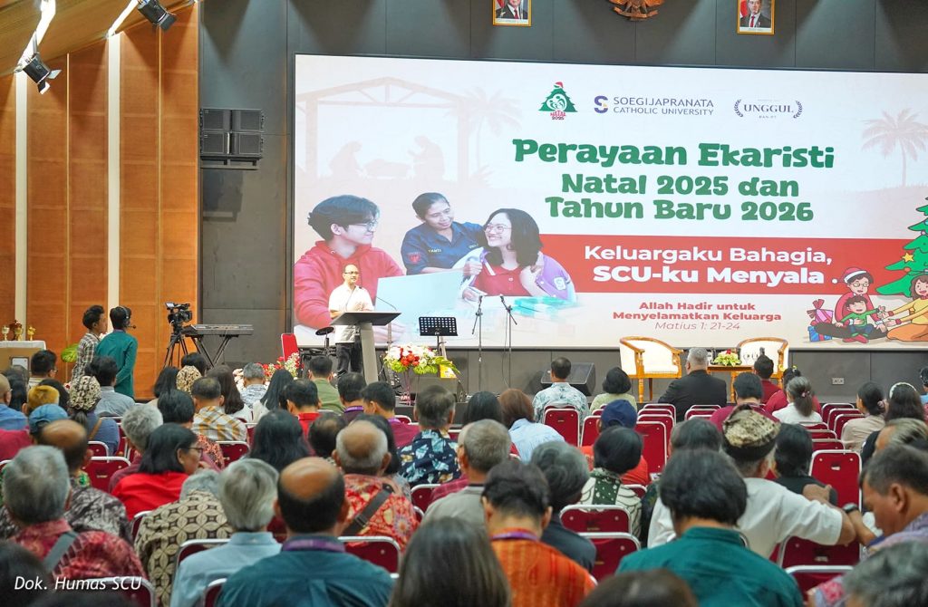 Perayaan Natal 2025 dan Tahun Baru 2026 jadi Momen Peneguhan SCU Ciptakan Lingkungan Kampus yang Menyenangkan dan Humanis