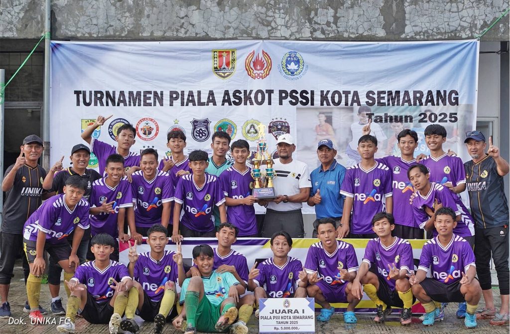Pusat Talenta Unika FC Raih Juara 1 Piala Askot Semarang 2025