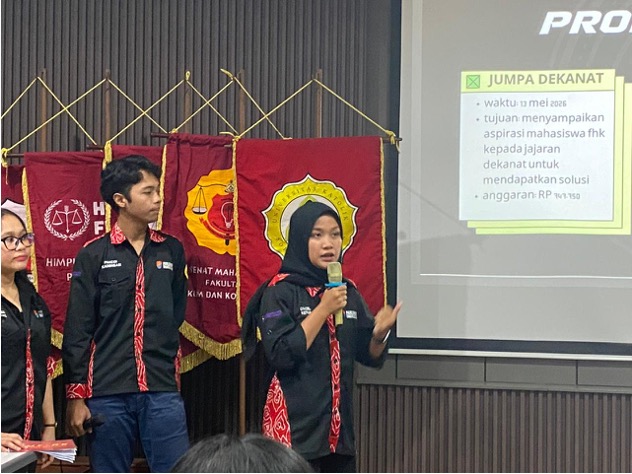 Rapat Kerja Tahunan Organisasi Kemahasiswaan FHK SCU 2025/2026 Tegaskan Arah dan Sinergi Program