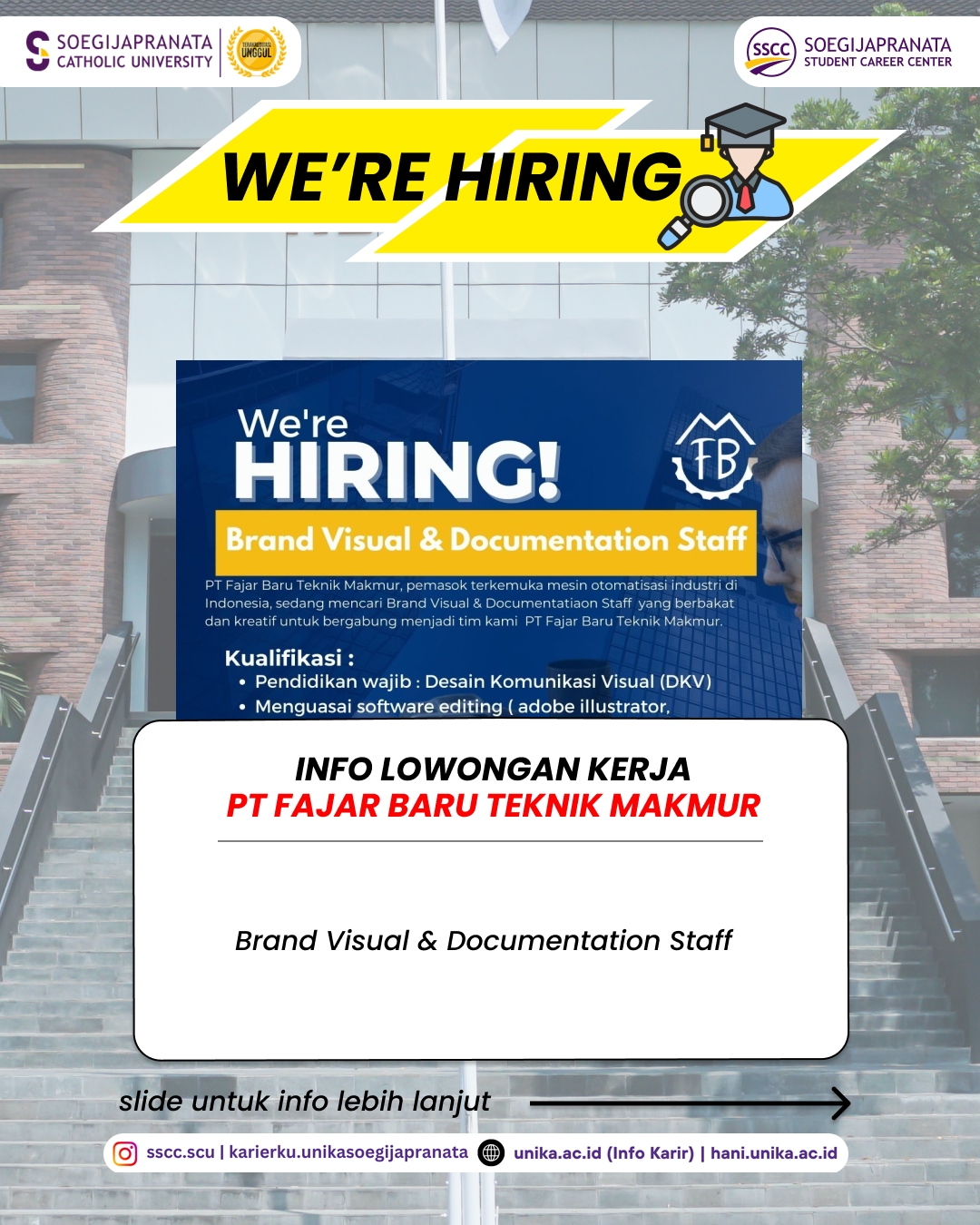 Loker Februari 2026 – PT Fajar Baru Teknik Makmur || Job Vacancy