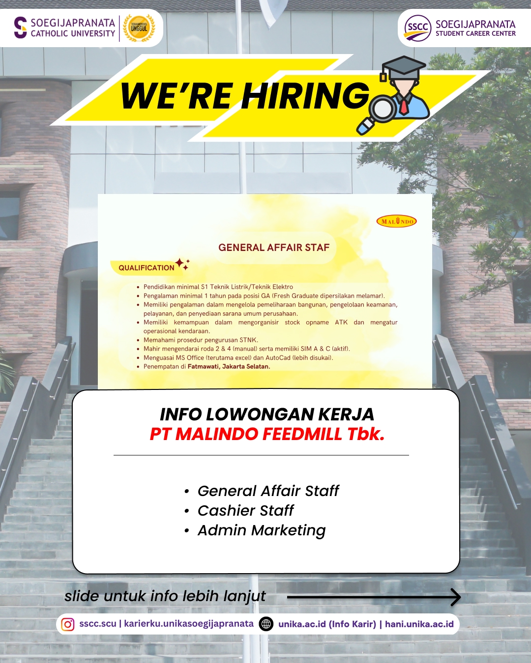 Loker Februari 2026 – PT Malindo Feedmill, Tbk. || Job Vacancy
