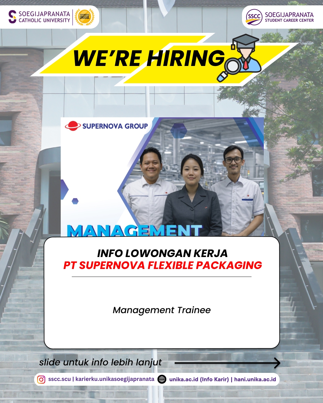 Loker Februari 2026 – PT Supernova Flexible Packaging || Job Vacancy