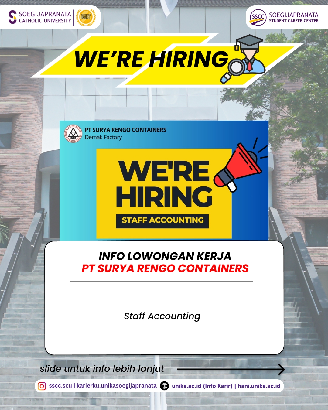 Loker Februari 2026 – PT Surya Rengo Containers || Job Vacancy