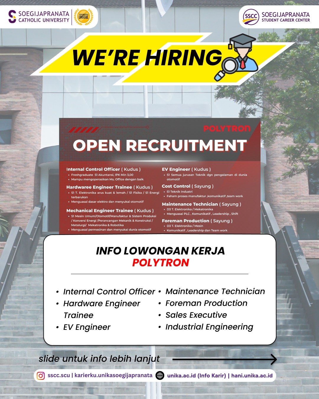 Loker Februari 2026 – Polytron || Job Vacancy