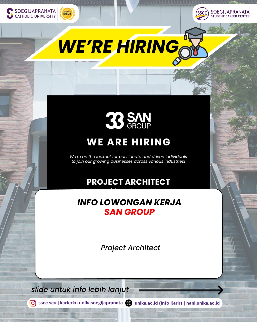 Loker Februari 2026 – SAN Group || Job Vacancy