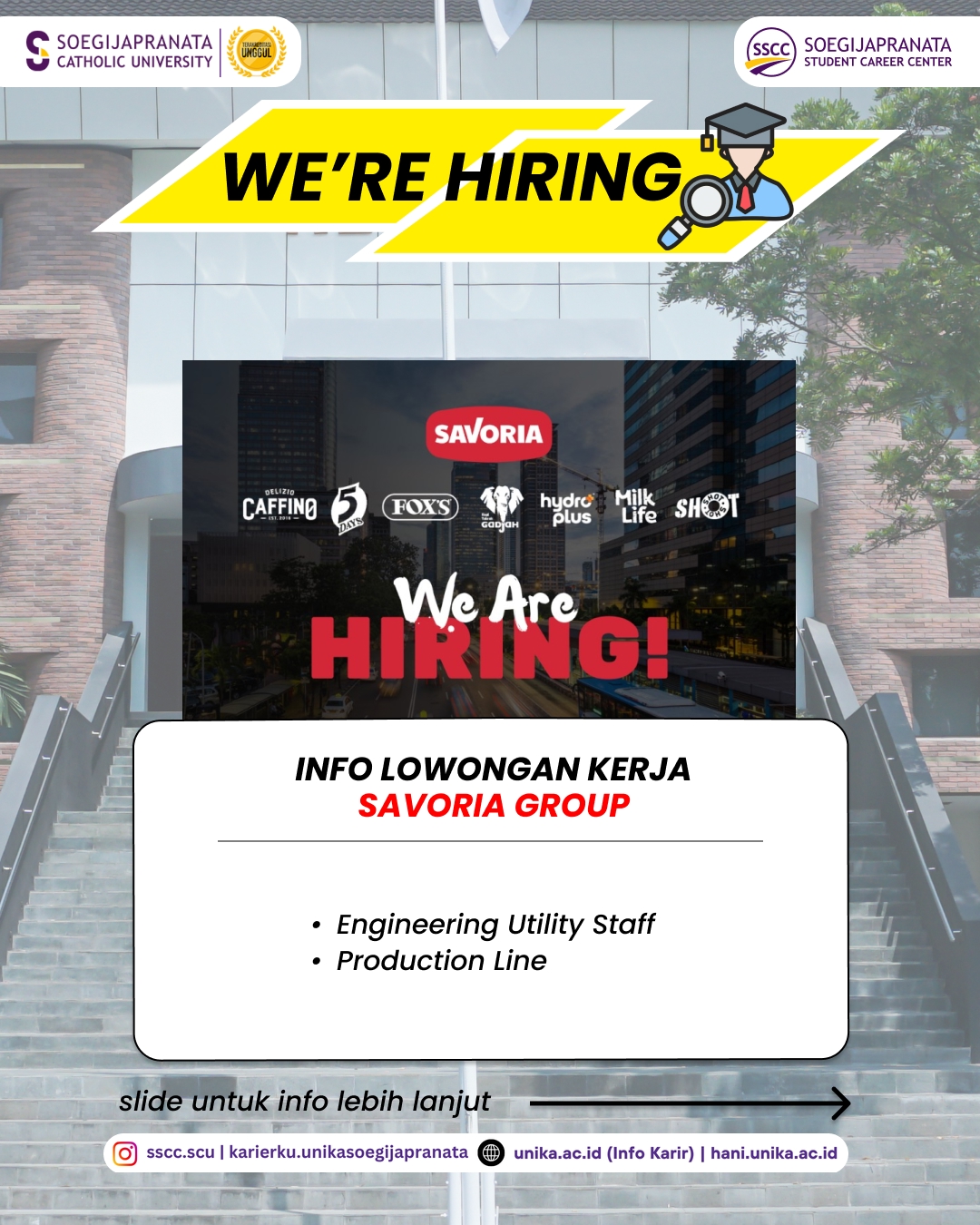 Loker Februari 2026 – Savoria Group || Job Vacancy