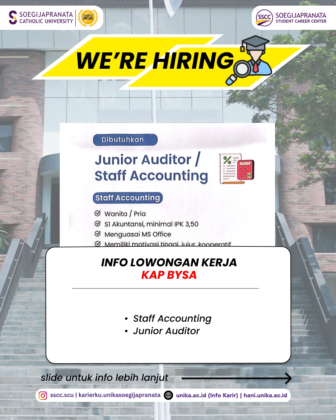 Loker Februari 2026 – KAP BYSA || Job Vacancy