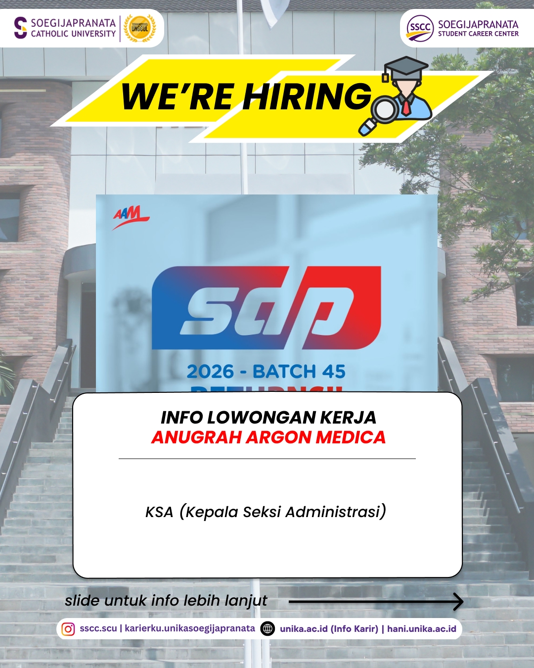 Loker Maret 2026 – Anugrah Argon Medica || Job Vacancy