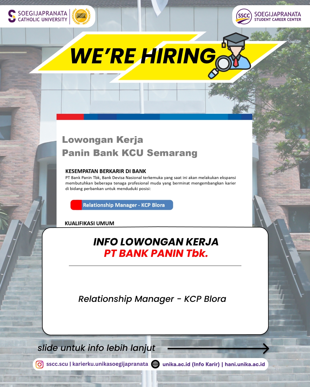 Loker Maret 2026 – PT Bank Panin Tbk. || Job Vacancy