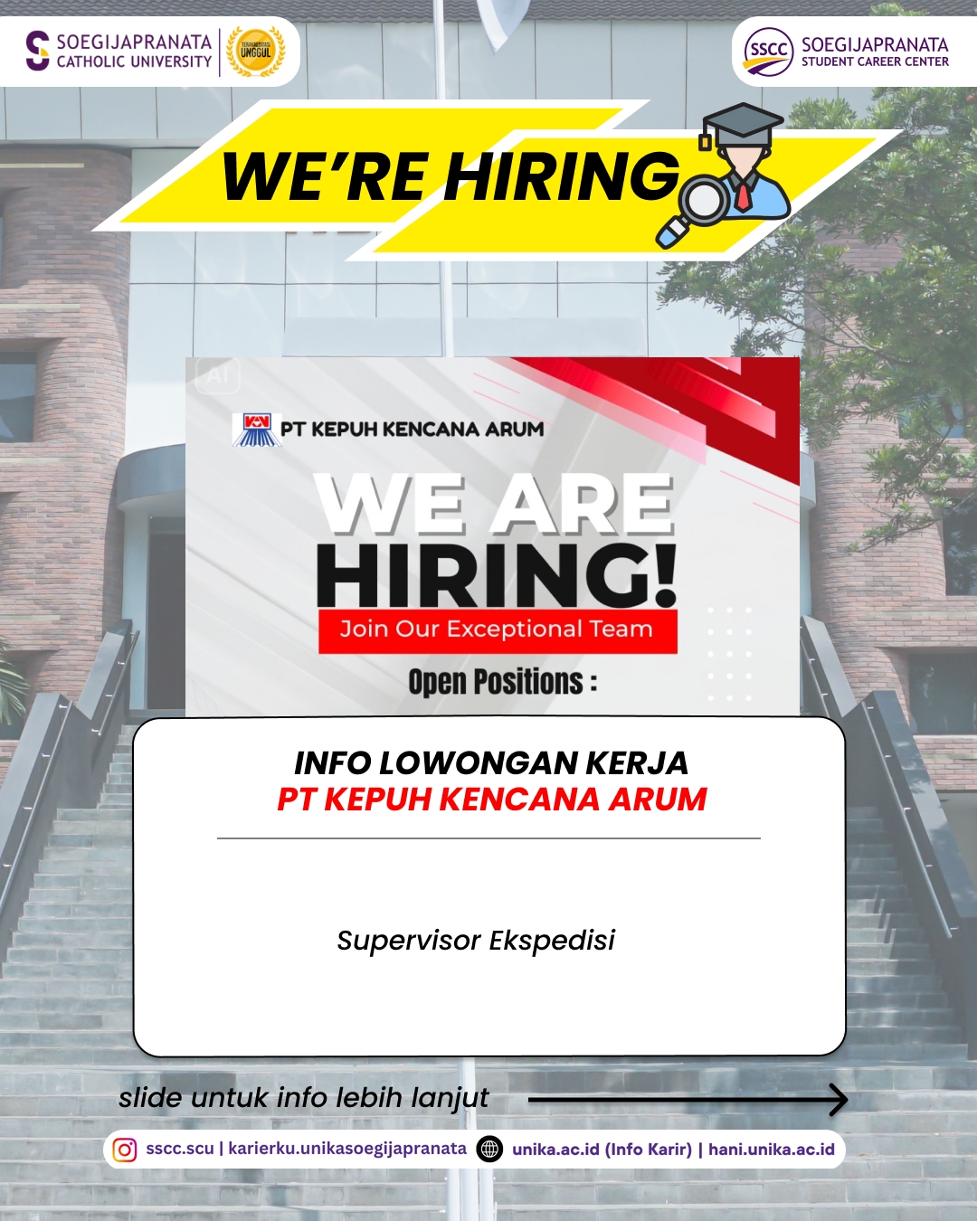 Loker Maret 2026 – PT Kepuh Kencana Arum || Job Vacancy