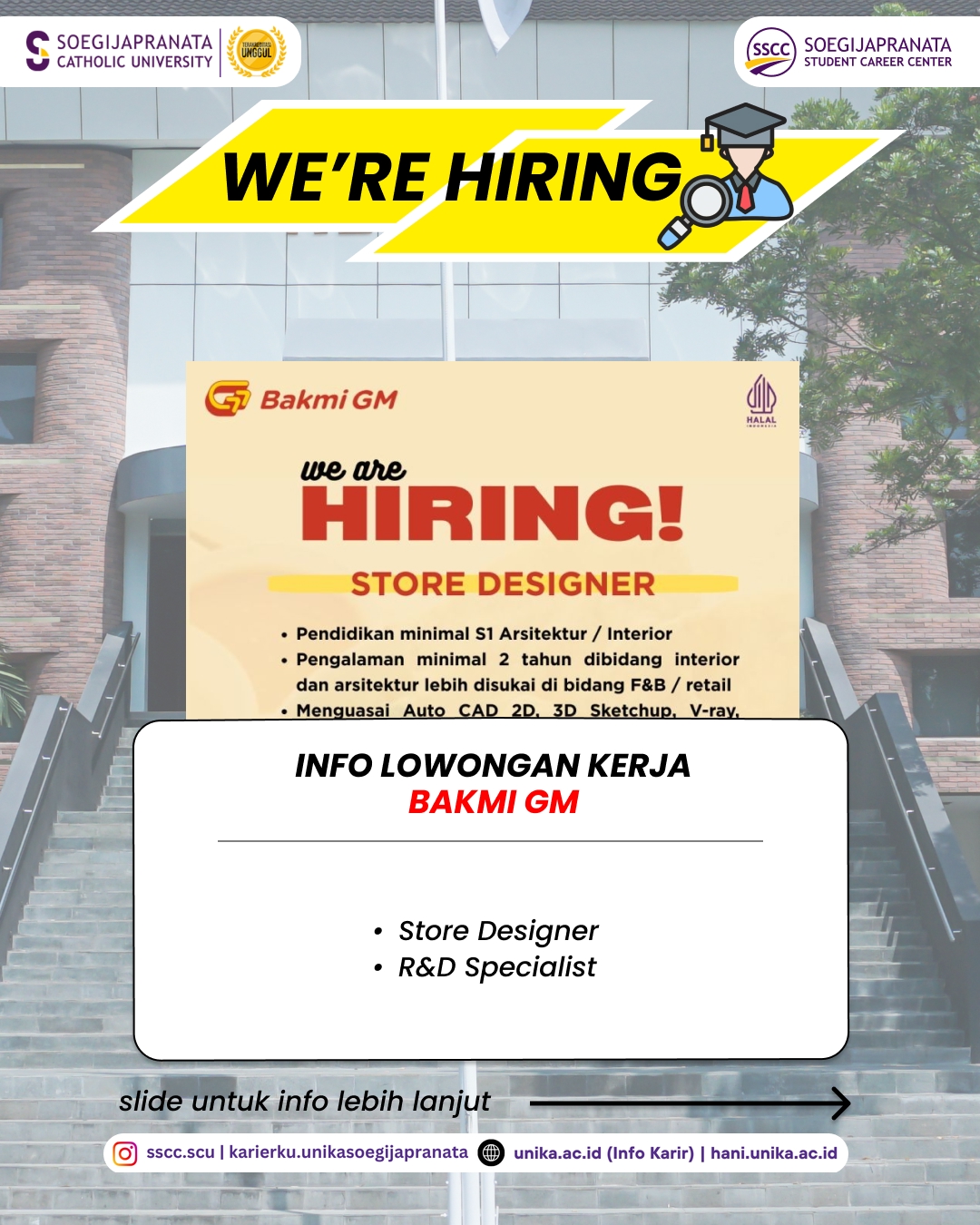 Loker Maret 2026 – Bakmi GM || Job Vacancy