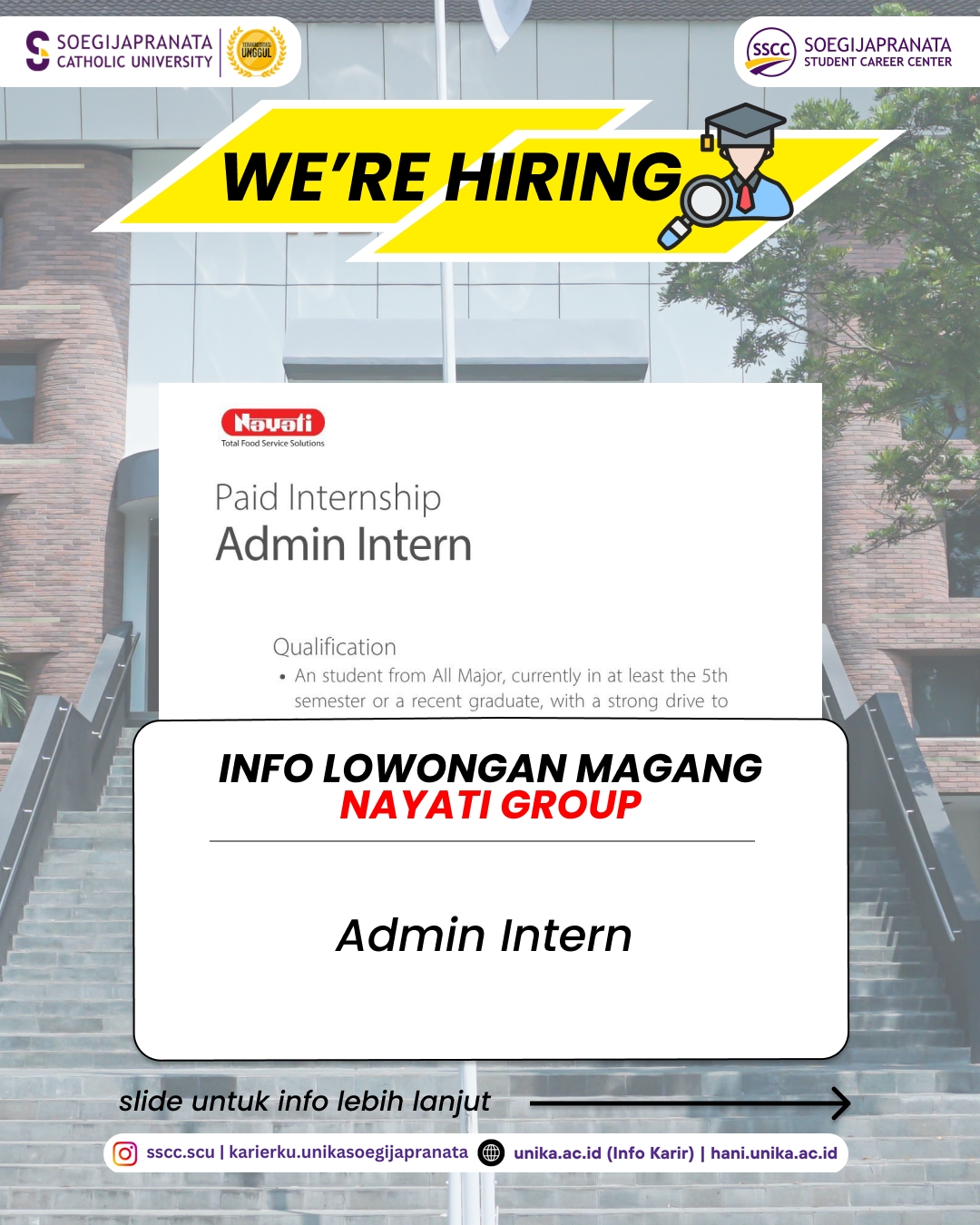 Lowongan Magang April 2026 – Nayati Group || Job Vacancy