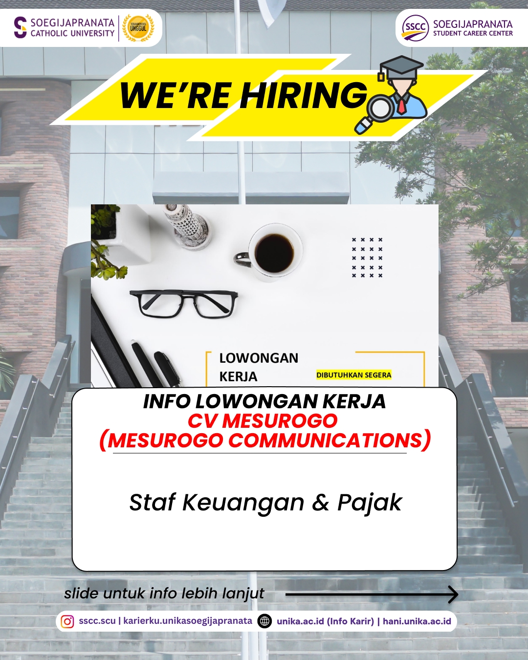 Loker Mei 2026 – CV. Mesurogo (Mesurogo Communications) || Job Vacancy