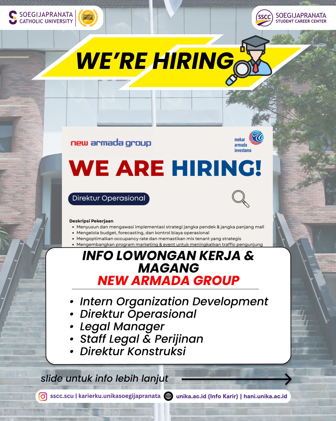 Loker Mei 2026 – New Armada Group || Job Vacancy
