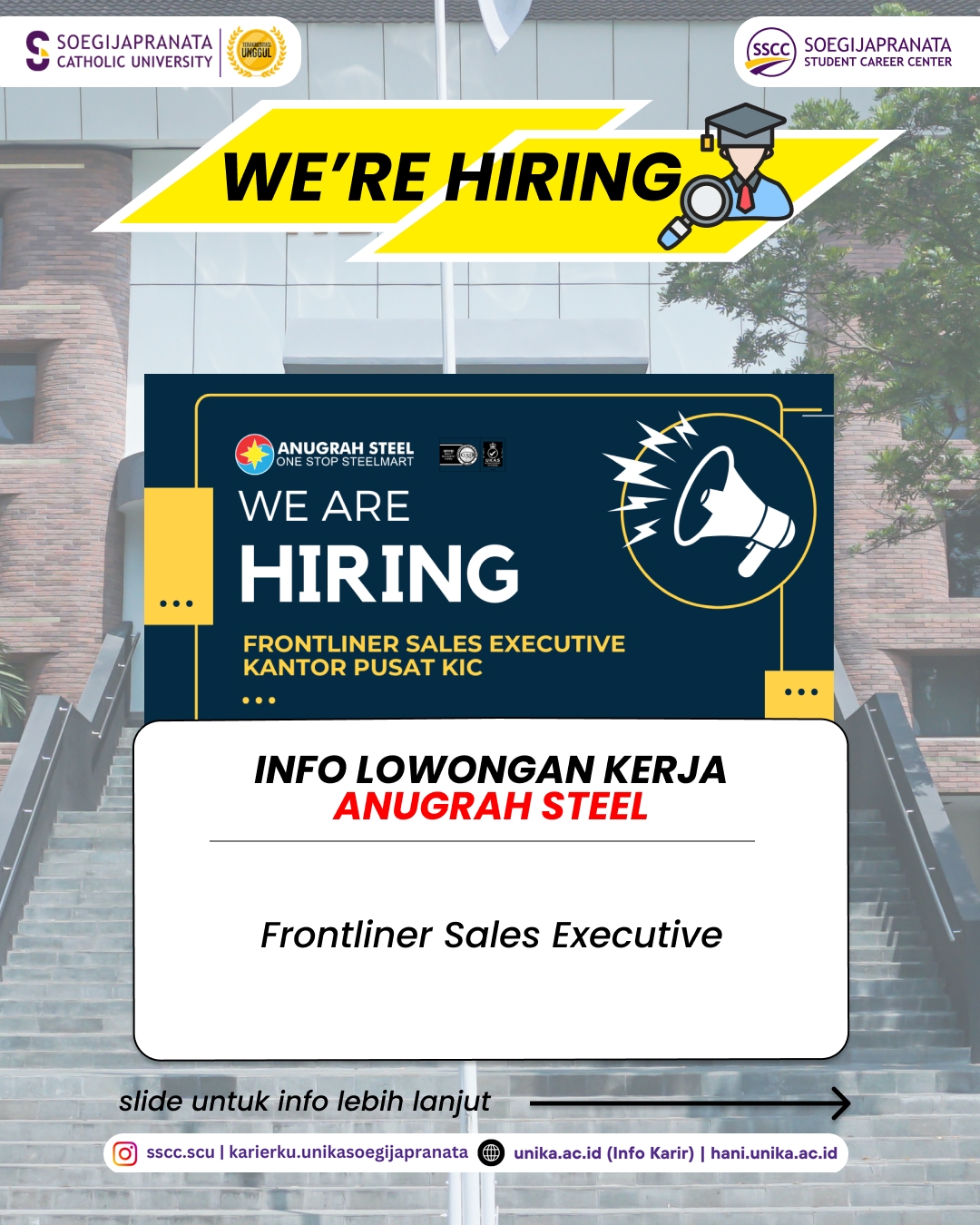 Loker Mei 2026 – PT Anugrah Tritunggal Perkasa Sejati (Anugrah Steel) || Job Vacancy