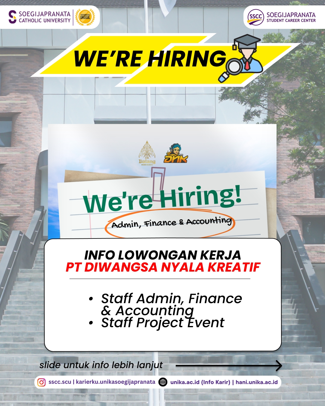 Loker Mei 2026 – PT Diwangsa Nyala Kreatif (DNK) || Job Vacancy
