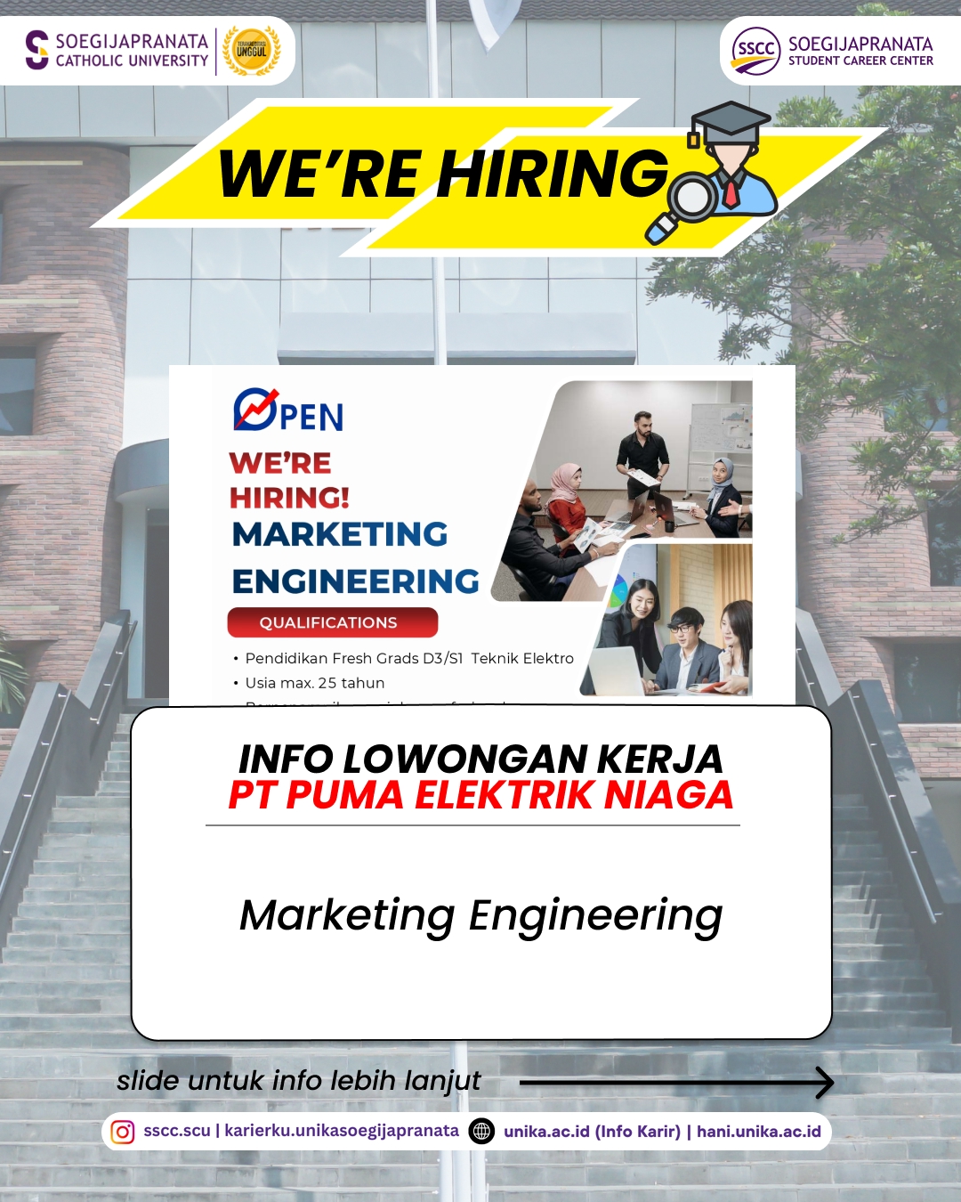 Loker Mei 2026 – PT Puma Elektrik Niaga (PEN) || Job Vacancy