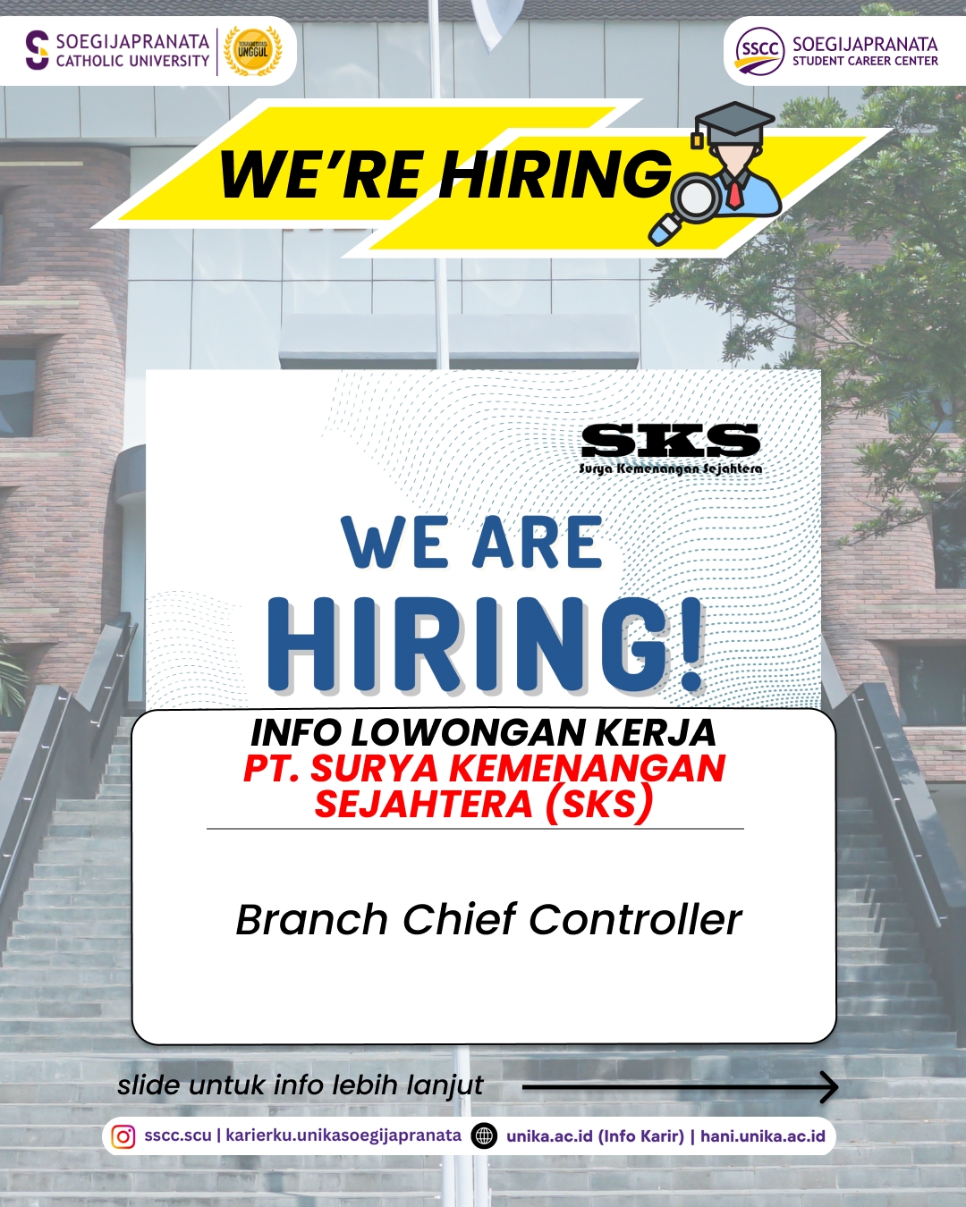 Loker Mei 2026 – PT. Surya Kemenangan Sejahtera (SKS) || Job Vacancy