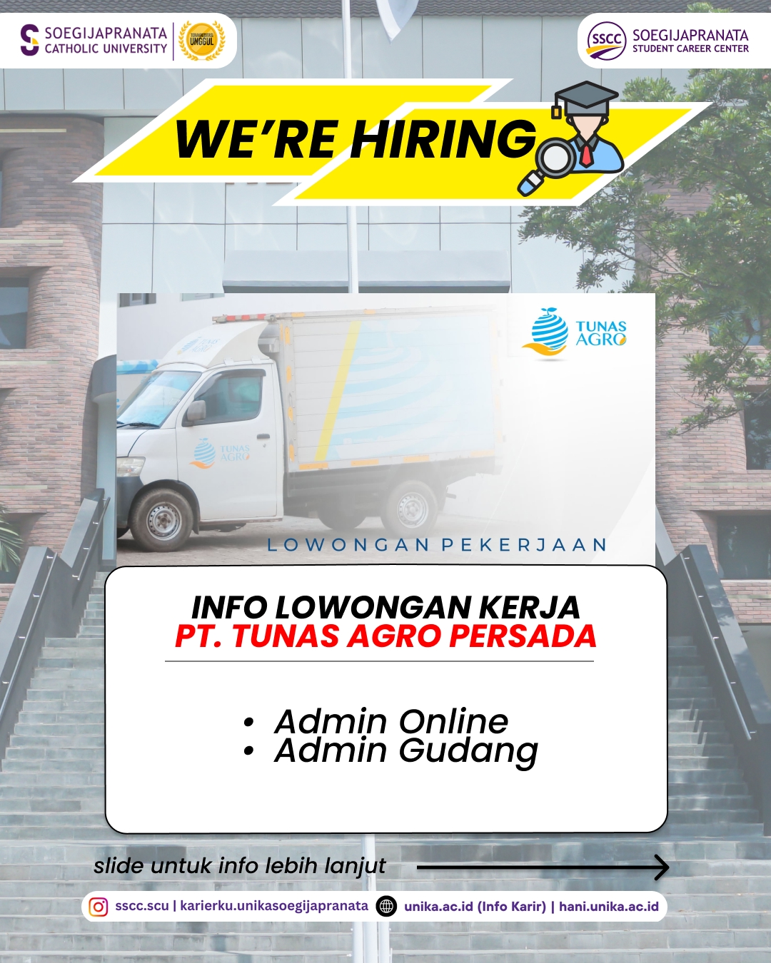 Loker Mei 2026 – PT. Tunas Agro Persada || Job Vacancy
