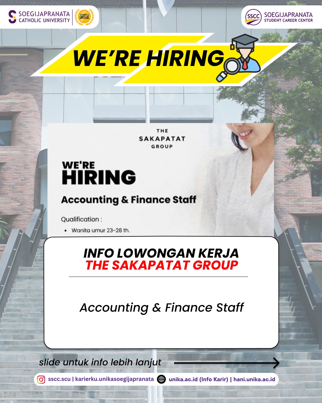 Loker Mei 2026 – The Sakapatat Group || Job Vacancy